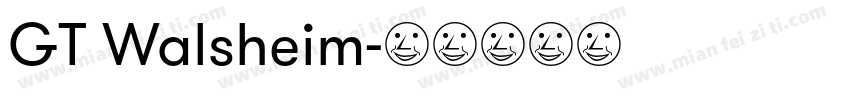 GT Walsheim字体转换